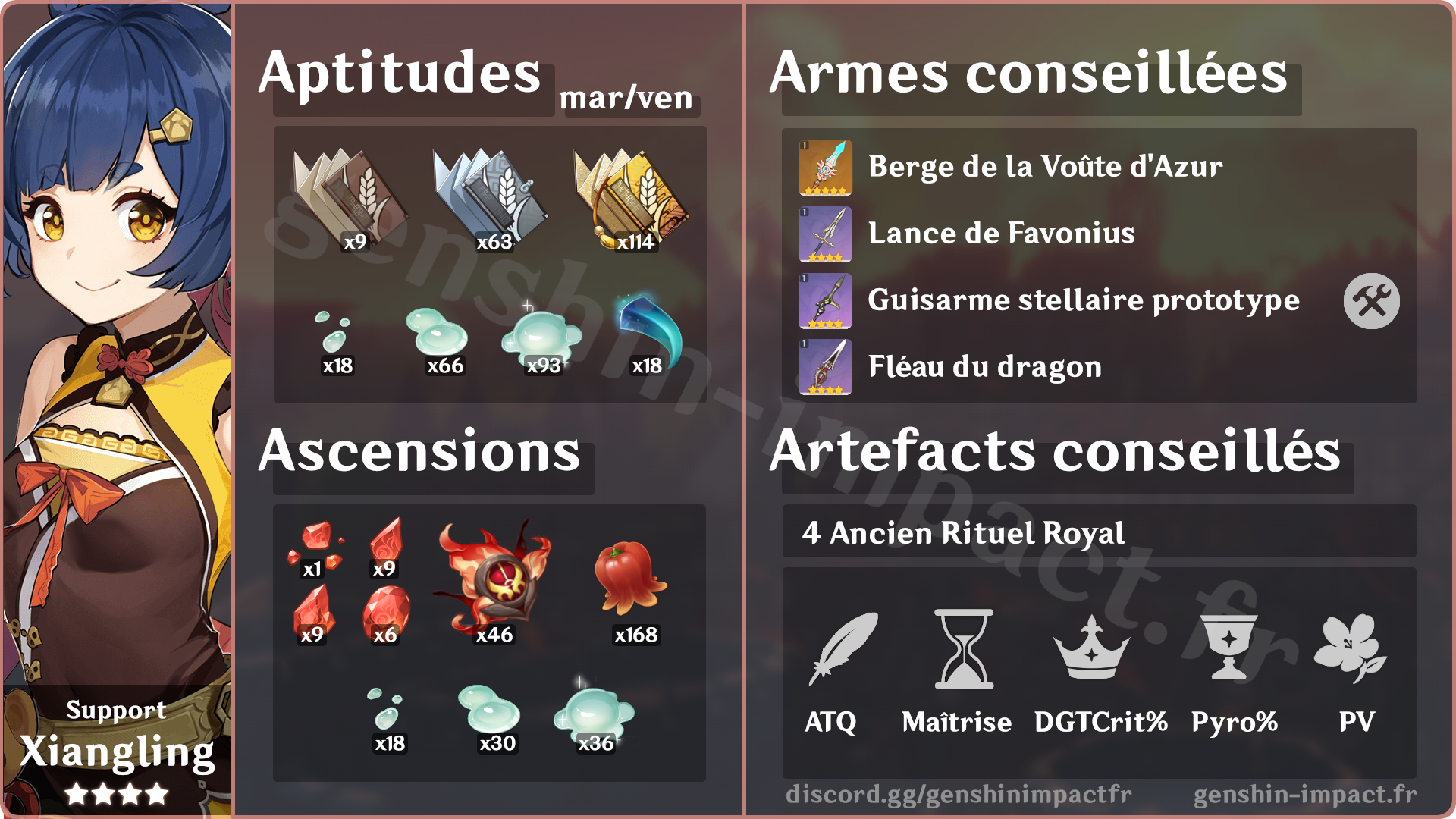 Xiangling Genshin Impact FR