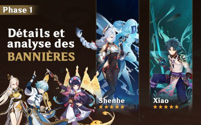 Détails et analyses des bannières de Shenhe et Xiao
