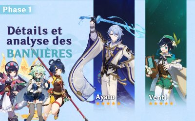 Détails et analyses des bannières d’Ayato et Venti