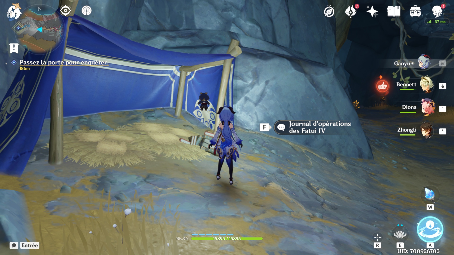 Quelques secrets dans les Mines souterraines du Gouffre Genshin Impact FR