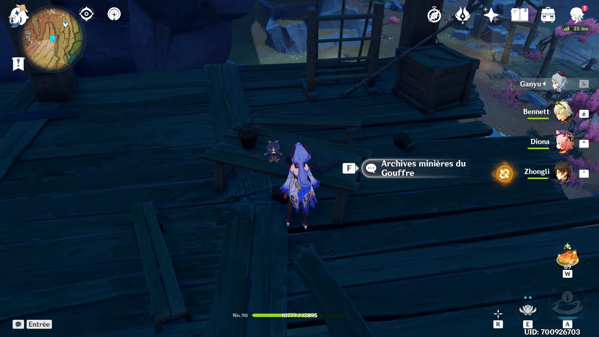 Quelques secrets dans les Mines souterraines du Gouffre Genshin Impact FR