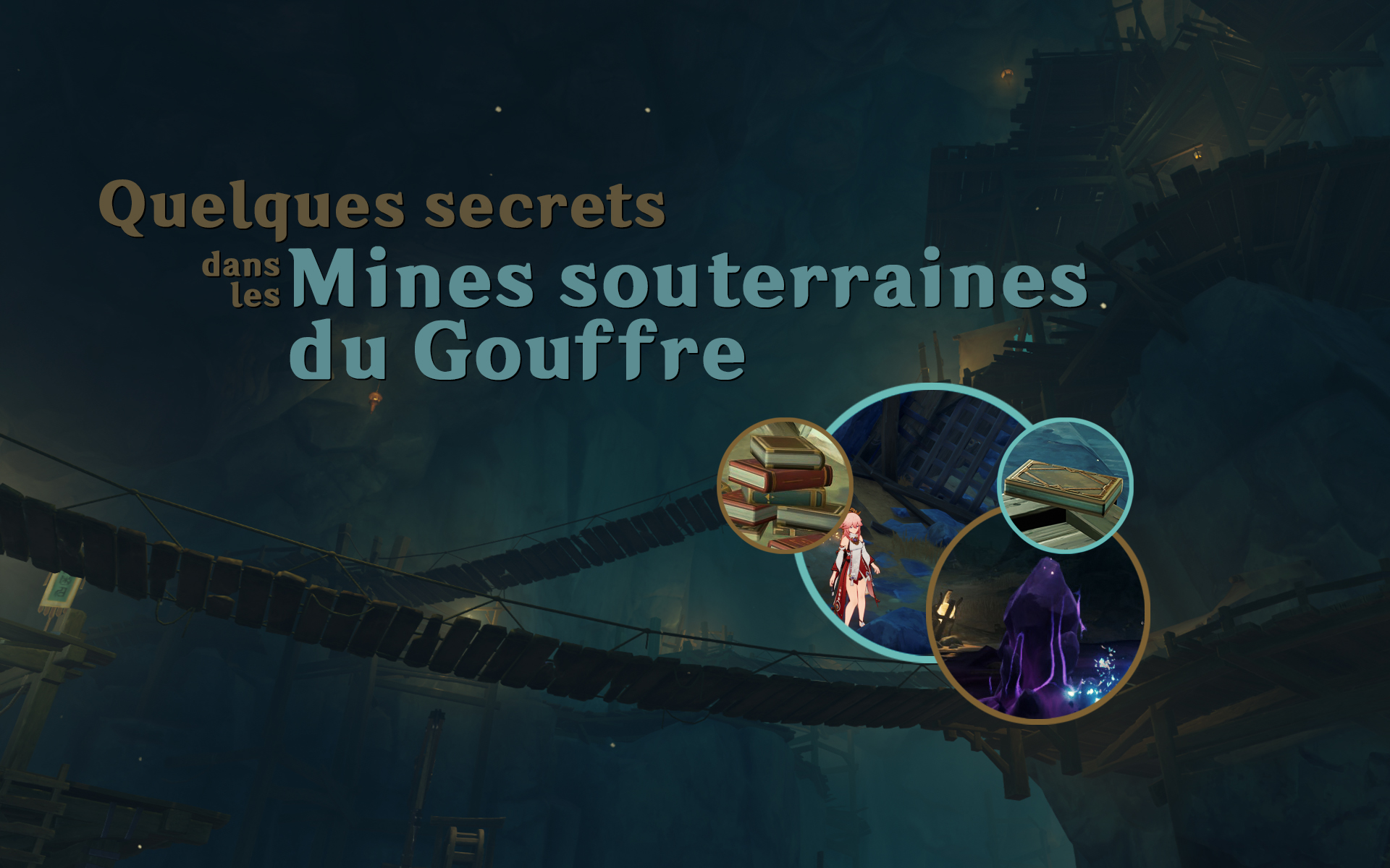 Quelques secrets dans les Mines souterraines du Gouffre Genshin Impact FR