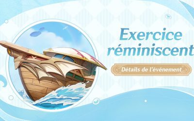 Guide de l’événement « Exercice réminiscent »