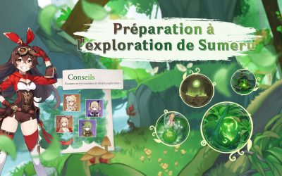 Préparation à l’exploration de Sumeru : mécanismes, astuces et personnages conseillés