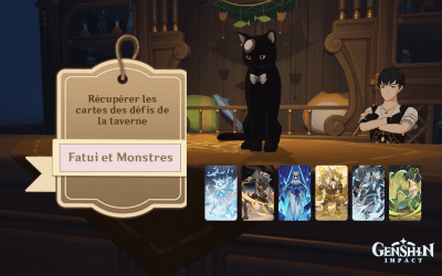 JCC : Récupérer les cartes des défis de la taverne, Fatui et Monstres