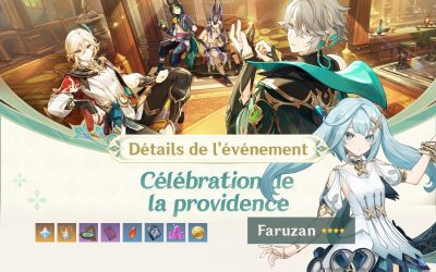 Guide de l’événement : « Célébration de la providence »