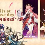 Détails et analyse des bannières de Yoimiya et Yae Miko