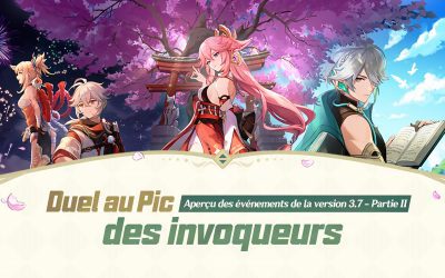 Liste et dates des événements de la 3.7 « Duel au Pic des invoqueurs » – Partie 2