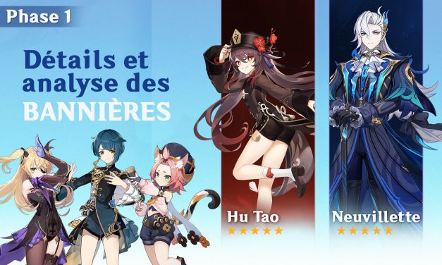 Détails et analyse des bannières de Neuvillette et Hu Tao