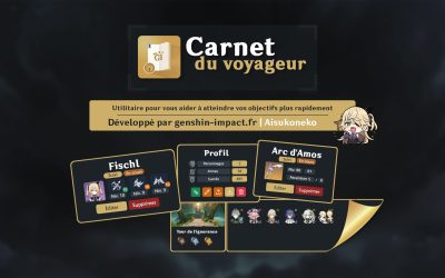 Carnet du voyageur : Notre nouvel outil pour les joueurs de Genshin Impact !