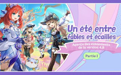 Liste et dates des événements de la 4.8 – Partie 1