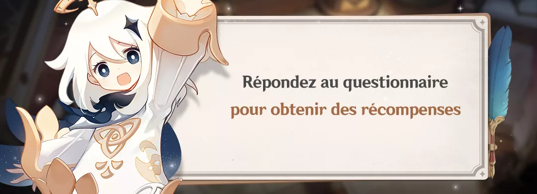 Enquête sur les joueurs Enquête sur les joueurs