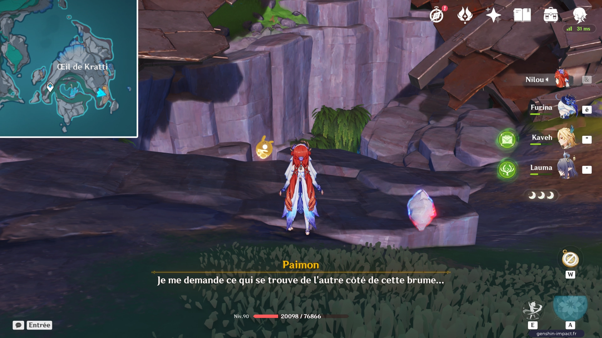 murmure sous les vagues