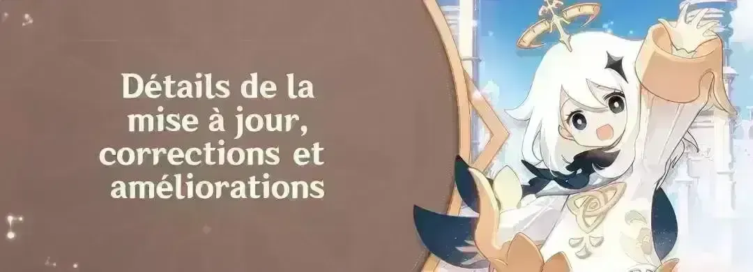 Détails de la mise à jour, corrections et améliorations de la version Luna V(03/19) Détails de la mise à jour, corrections et améliorations de la version Luna V(03/19)