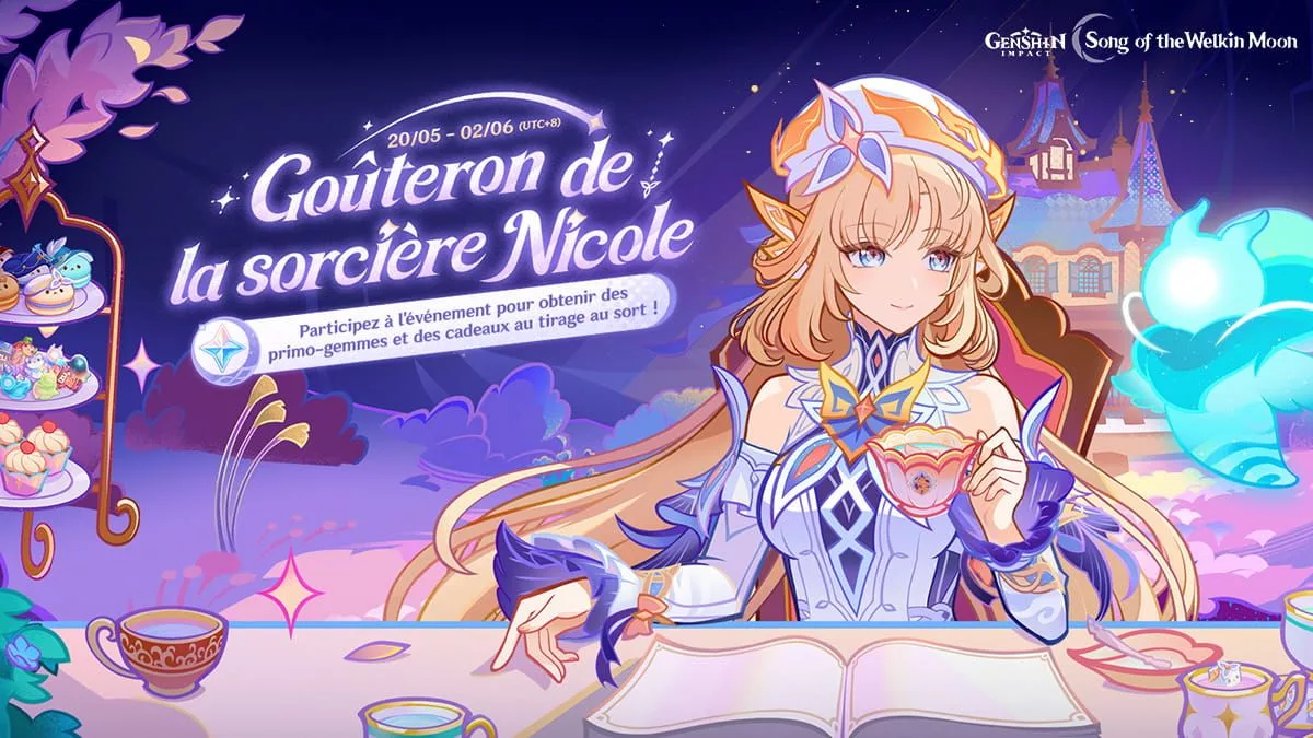 L’événement web « Goûteron de la sorcière Nicole » est disponible pour une durée limitée ! L'événement web « Goûteron de la sorcière Nicole » est disponible pour une durée limitée !