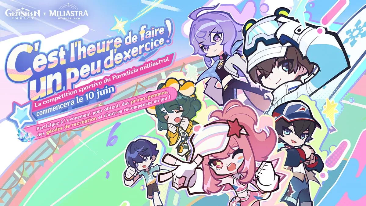 L’événement web « C’est l’heure de faire un peu d’exercice ! » est disponible pour une durée limitée ! L'événement web « C'est l'heure de faire un peu d'exercice ! » est disponible pour une durée limitée !
