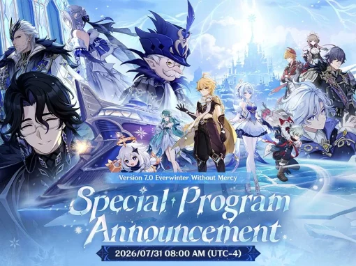 Annonce du programme spécial de la version 7.0 de Genshin Impact Annonce du programme spécial de la version 7.0 de Genshin Impact