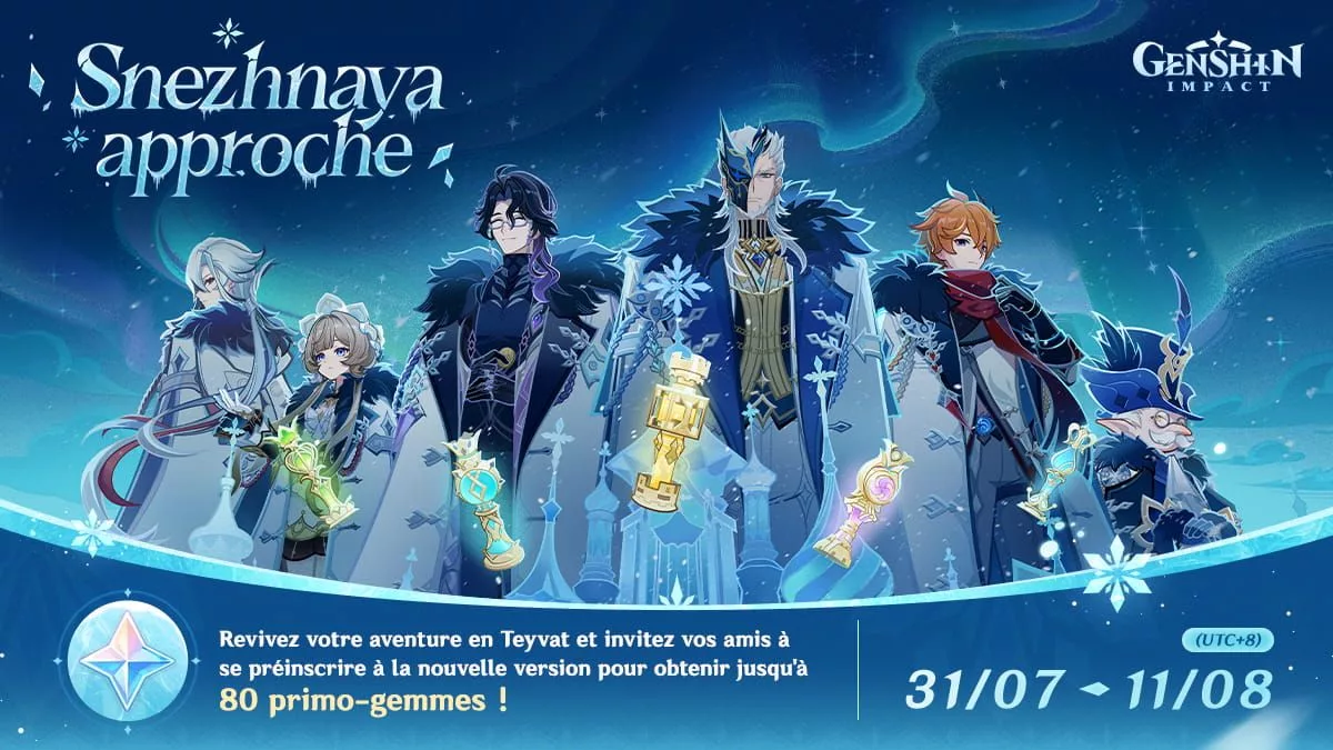 L’événement web « Snezhnaya approche » est disponible pour une durée limitée. L'événement web « Snezhnaya approche » est disponible pour une durée limitée.