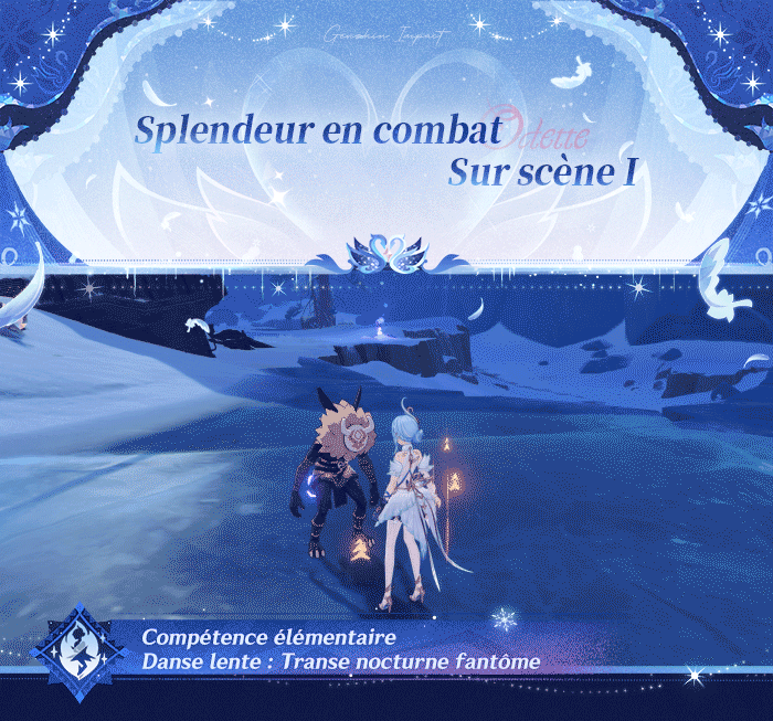 Démo des compétences de personnage – Odette · Neige tourbillonnante