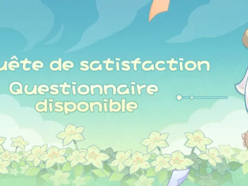 Enquête de satisfaction disponible Enquête de satisfaction disponible