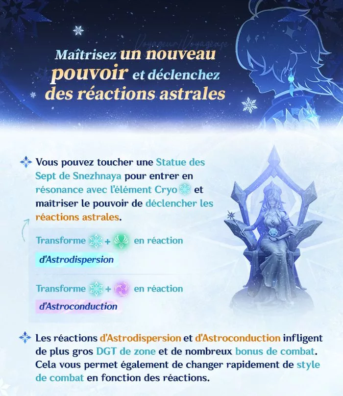 Entrez en résonance avec l'élément Cryo ! - Progressez dans la quête d'Archons pour obtenir une arme 5 étoiles