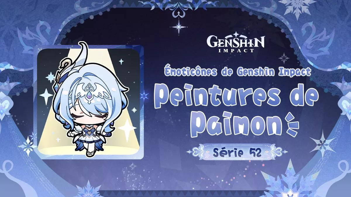 Les émoticônes Genshin Impact « Peintures de Paimon 52 » sont désormais disponibles !