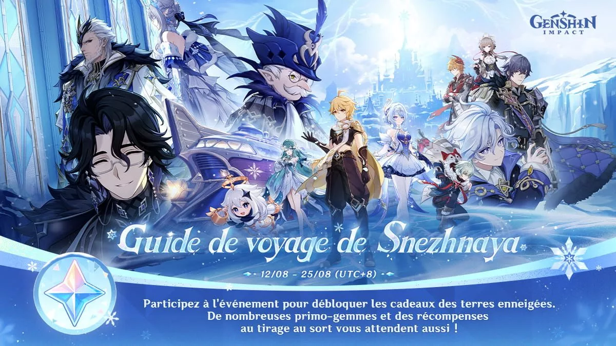 L’événement web « Guide de voyage de Snezhnaya » est disponible pour une durée limitée L'événement web « Guide de voyage de Snezhnaya » est disponible pour une durée limitée