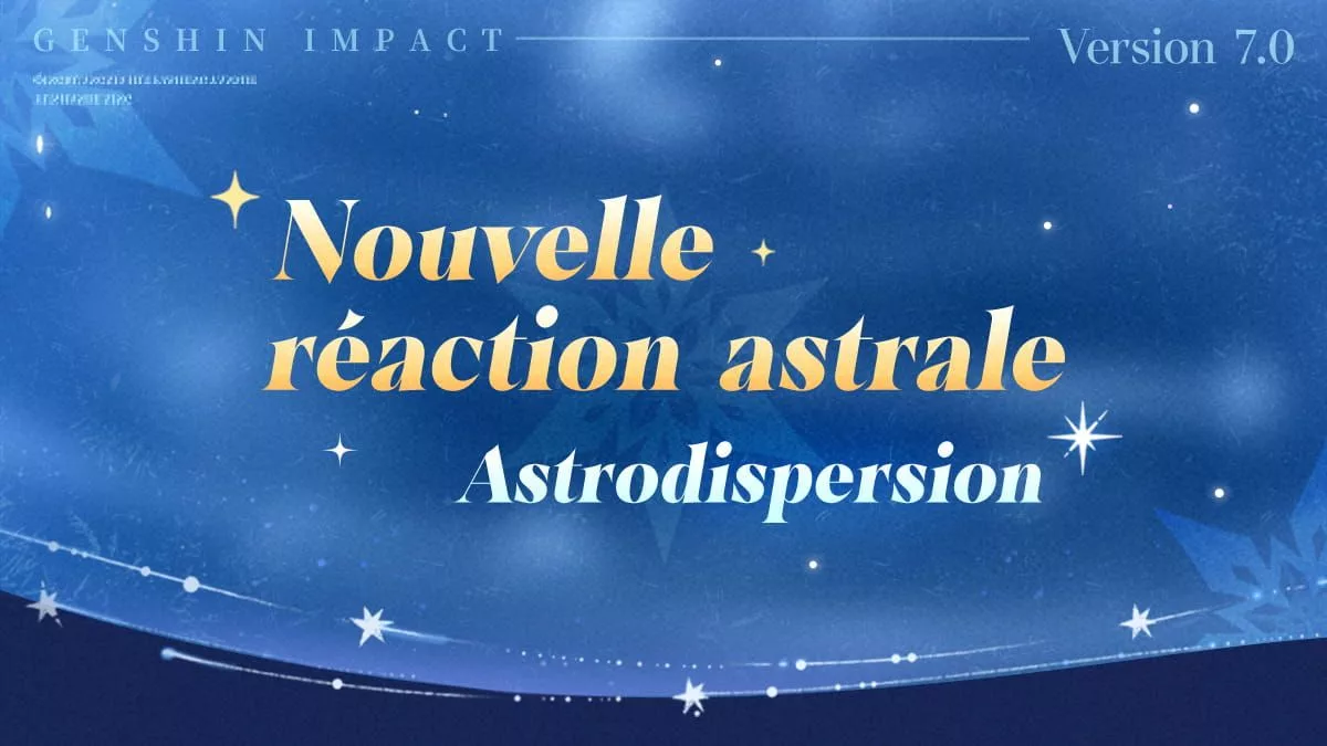 Nouvelle réaction astrale : Astrodispersion