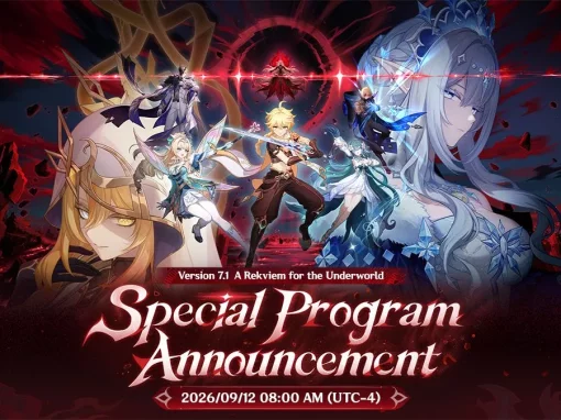 Annonce du programme spécial de la version 7.1 de Genshin Impact