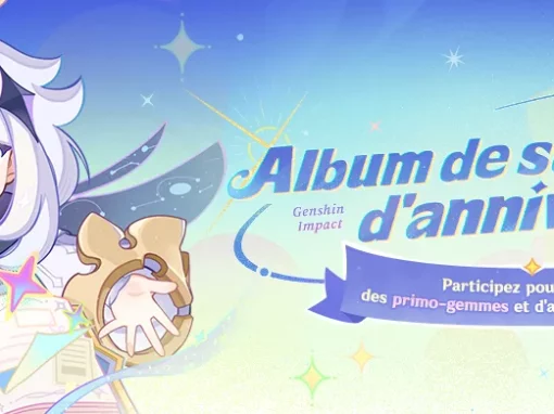 L&rsquo;événement web « Album de souvenirs d&rsquo;anniversaire » est désormais disponible ! Participez pour obtenir des primo-gemmes !