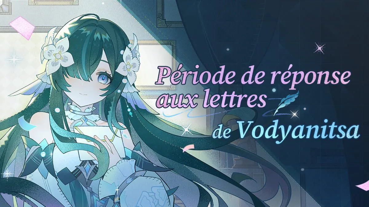 Vous avez reçu une réponse de Vodyanitsa